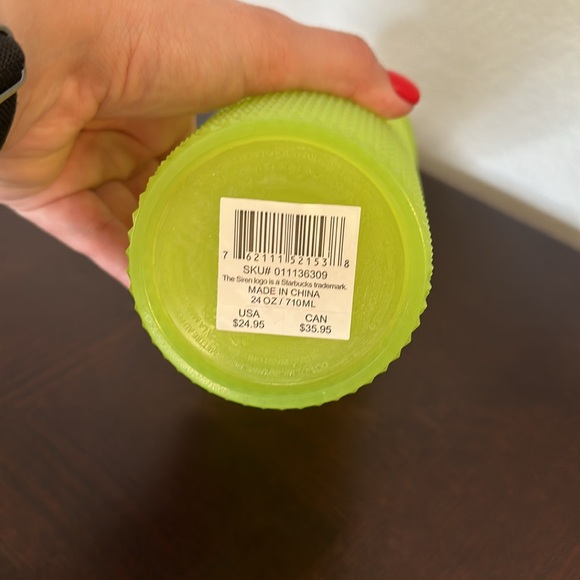 Starbucks fall 2022 lemongrass glow in the dark tumbler - Picture 4 of 5